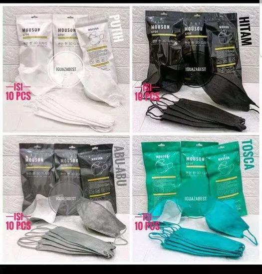 1/6hot Selling Korea Kf94 3D 4 Layer Face Mask Fish Shape GB2626 Kf94