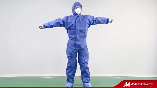Factory Wholesale Disposable Coverall Safety Clothes SMS Non