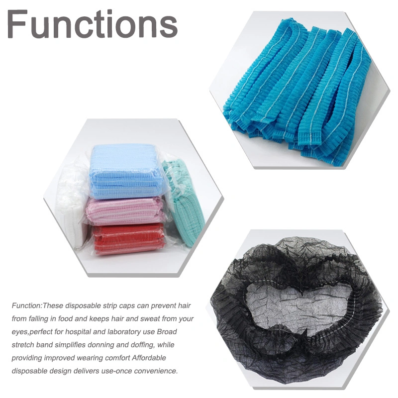Soft Nylon Mesh Hair Net/Nylon Bouffant Cap/Disposable Mesh Hair Net