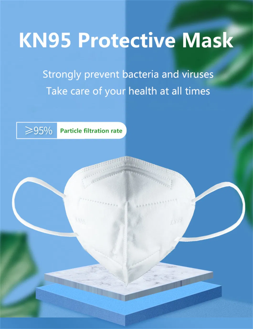 High Quality Wholesale Fish Shape Disposable Protective Face Mask 5 Layer Filter KN95 FFP2 Mask