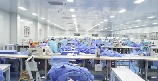 High Quality Medical Disposable PP Non Woven Clip Cap Mob Cap Strip Elastic Bouffant Cap for Nurse/Doctor 