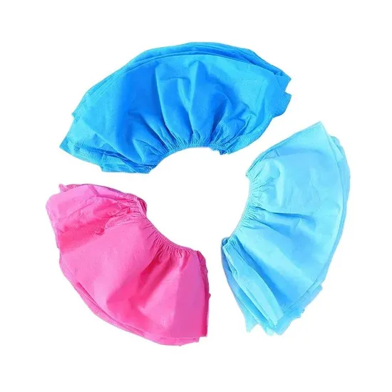 Disposable PP Non Woven Bouffant Cap Head Cover Hair Net Surgical Doctor Hat Round Mob Cap 