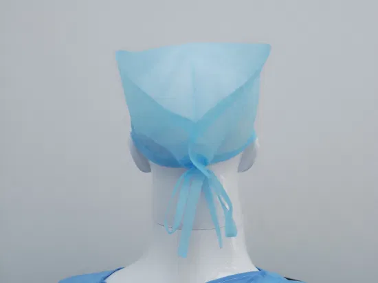 New Disposable PP Non Woven Strip Clip Cap Bouffant Head Cover Hair Net Hat Round Mob Cap