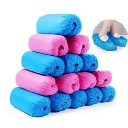 Plastic Disposable Shoe Covers, Waterproof PE Shoe Covers Protection for Dust Free Workshop 