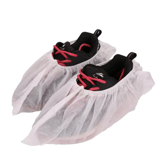 Low Price Wholesale Custom Protective Cut off Design Disposable Plastic Shoe Cover for Cleaning 