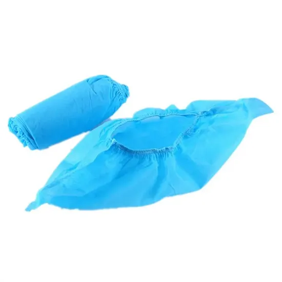 High Quality Disposable PE Plastic Blue Pink Shoe Cover 