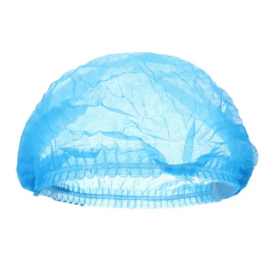 Disposable Nonwovens Dustproof Double Elastic Round Chef Cap 