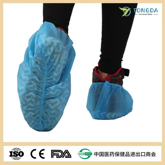 Anti Slip Protective Shoe Cover Disposable PP PE Plastic Shoe Covers 