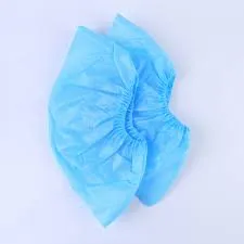 Blue Plastic Shoe Cover Anti Static PP Disposable Waterproof Medical Antistatic Nonwoven Shoecover Sleeve Cover 