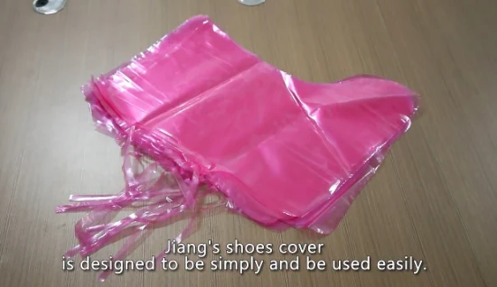 Disposable Shoe Cover Binding High Overboots Farm Foot Cover Rain Proof Pasture Pig Farm Thicken Plastic Shoecover