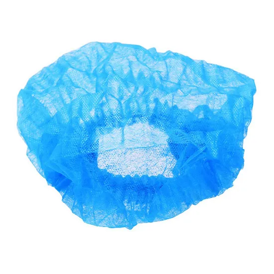 Disposable Non Woven Strip Cap with Single /Double Elastic Bouffant Cap 10GSM 