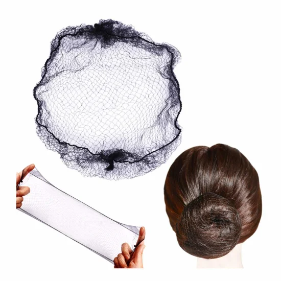 Disposable Nylon Breathable Honeycomb Hair Net Invisible Mesh Hair Net