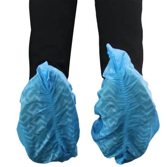 PE Non Woven Disposable Waterproof Plastic Shoe Cover Support L/C T/T D/P