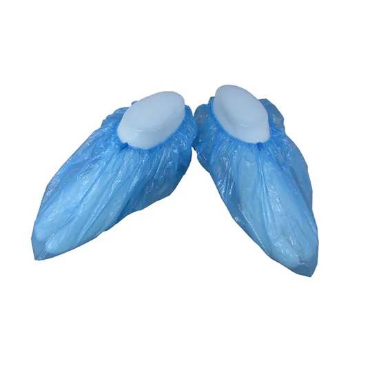 Waterproof Slip Resistant PE Plastic Disposable Shoe Cover 