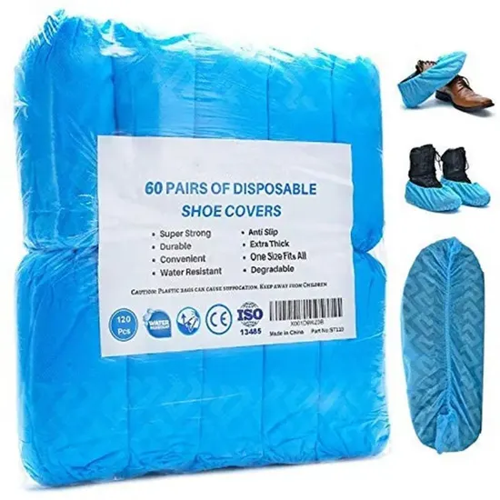 SJ Premium Shoe Covers Plastic PP PE Anti