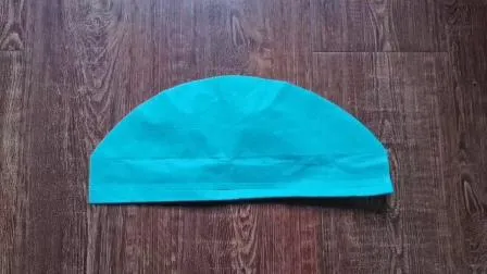 Influenza Blue Disposable Non Woven Strip Clips Caps, Surgical/Dental Bouffant Head Cover Hair Net Mob Cap 