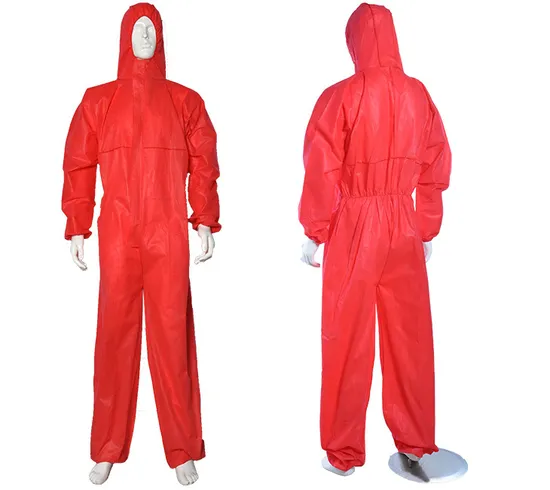 Waterproof Disposable Microporous Romper Coverall PP Material Protective Clothing Jumpsuit 