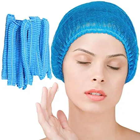 Surgeon Cap Disposable Non Woven Caps Medical Surgical Strip Clip Bouffant Cap Hair Net 