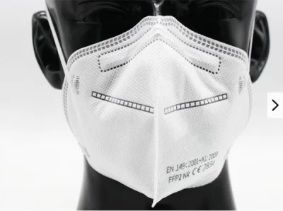 Head Strap Melt Blown Disposable Mask En149 Industrial Use Without Valve Non