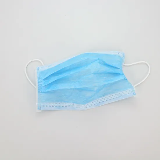 Disposable 3 Ply Blue Color Face Mask Non